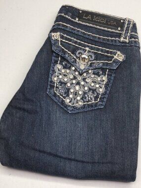 LIKE NEW L.A. IDOL JEANS CAPRIS 7/30x23 💎